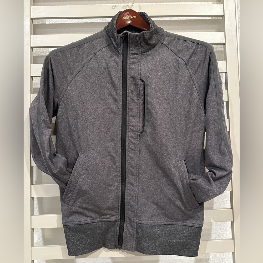 Lululemon Kung Fu Jacket II Heathered Dark Slate Sz medium‎